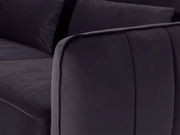 Диван Amsterdam двухместный черный, фиолетовый — изображение 4