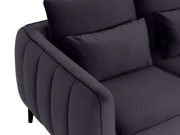 Диван Amsterdam двухместный черный, фиолетовый — изображение 5