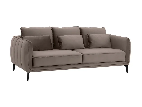 Диван Amsterdam трёхместный светло-коричневый — изображение 2