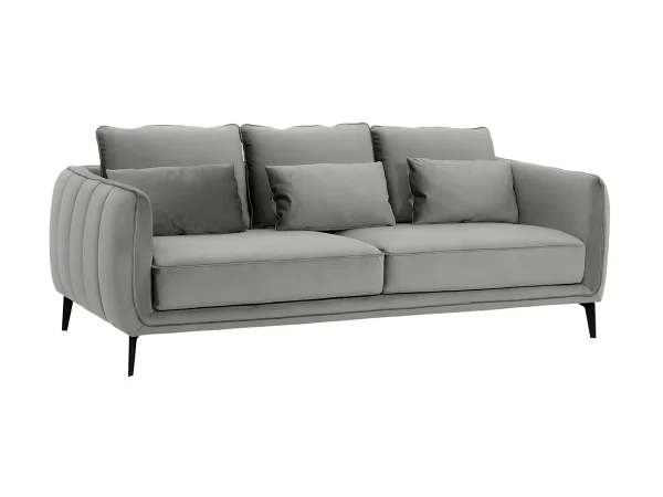 Диван Amsterdam трёхместный серый — изображение 2