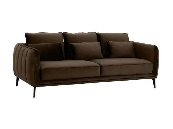 Диван Amsterdam трёхместный коричневый — изображение 2