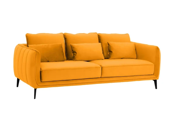 Диван Amsterdam трёхместный желтый — изображение 2