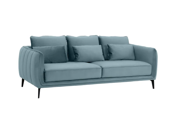 Диван Amsterdam трёхместный голубой — изображение 2