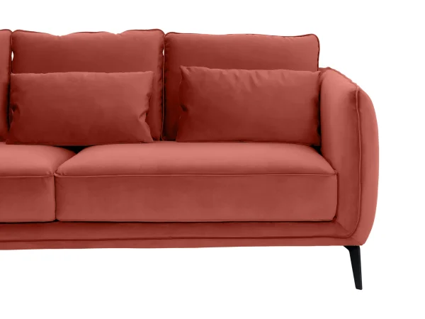 Диван Amsterdam трёхместный розовый — изображение 3