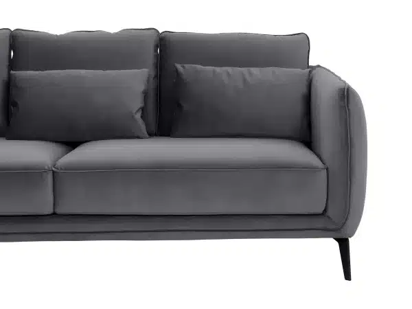 Диван Amsterdam трёхместный темно-серый — изображение 3