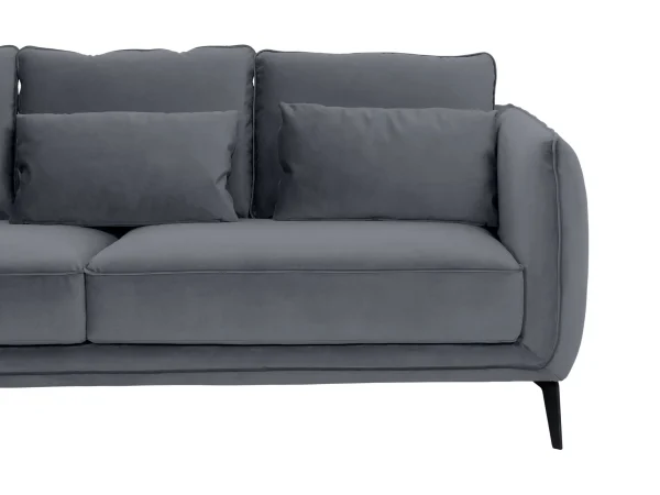 Диван Amsterdam трёхместный серый — изображение 3
