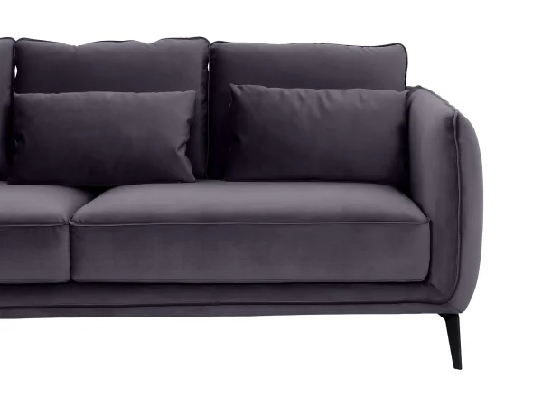 Диван Amsterdam трёхместный темно-серый — изображение 3