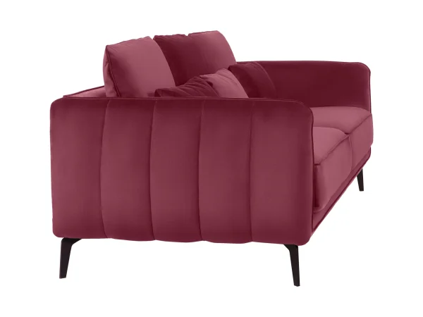 Диван Amsterdam трёхместный бордовый — изображение 3