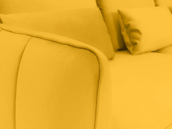 Диван Amsterdam трёхместный желтый — изображение 4