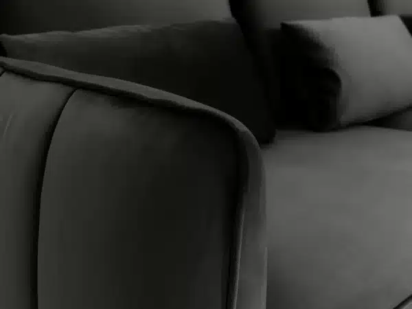 Диван Amsterdam трёхместный черный — изображение 4