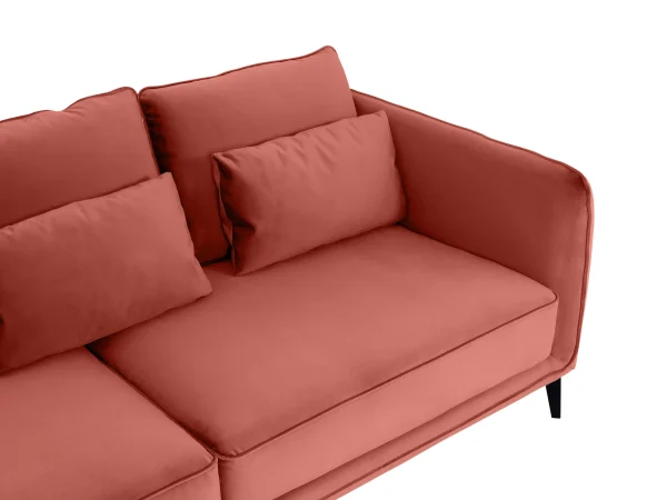 Диван Amsterdam трёхместный розовый — изображение 5