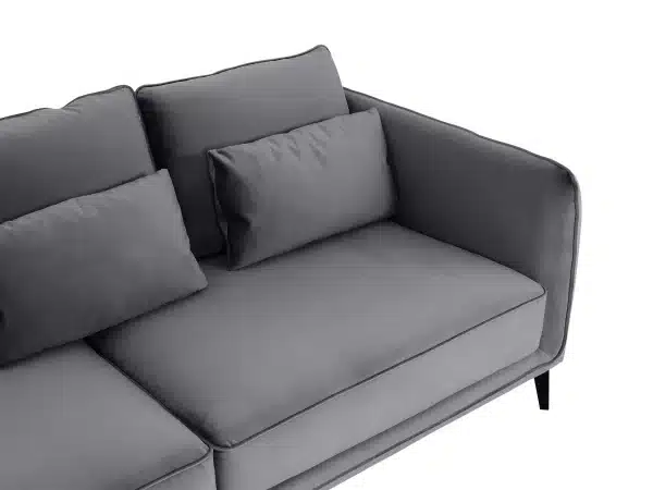 Диван Amsterdam трёхместный темно-серый — изображение 5