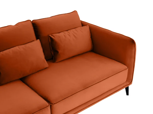 Диван Amsterdam трёхместный оранжевый — изображение 5
