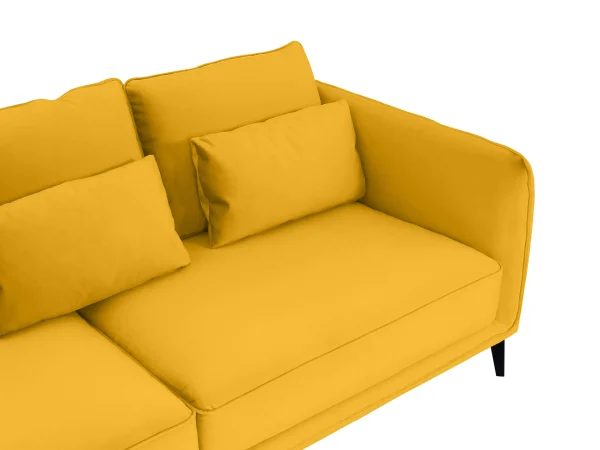 Диван Amsterdam трёхместный желтый — изображение 5