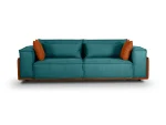 Диван Asti оранжевый, бирюзовый — изображение 2