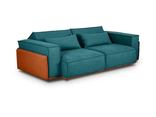 divan-asti-2 Диван Asti оранжевый, бирюзовый — изображение 3