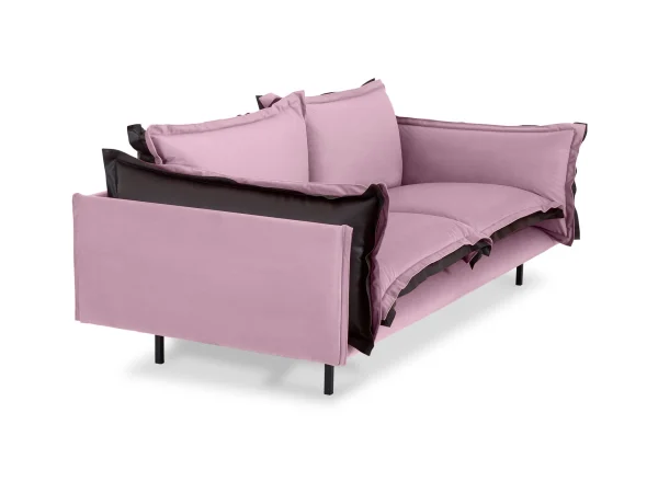 Диван Barcelona 2-местный фиолетовый, черный — изображение 2