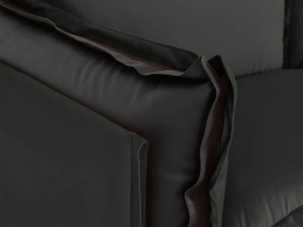 Диван Barcelona 2-местный черный — изображение 3