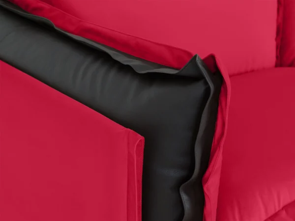 Диван Barcelona 2-местный черный, розовый — изображение 3