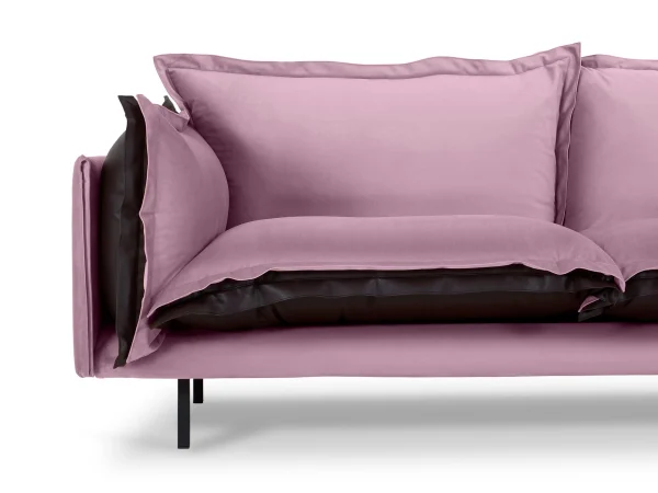 Диван Barcelona 2-местный фиолетовый, черный — изображение 4