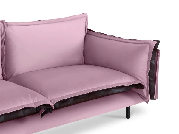 Диван Barcelona 2-местный фиолетовый, черный — изображение 5