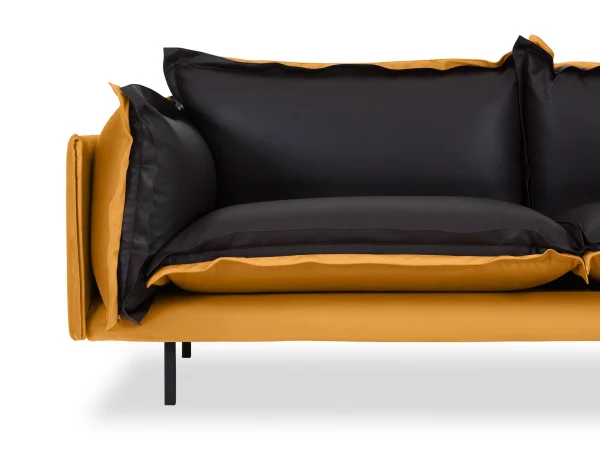 divan-barcelona-2-mestnyj-4 Диван Barcelona 2-местный оранжевый, черный — изображение 5