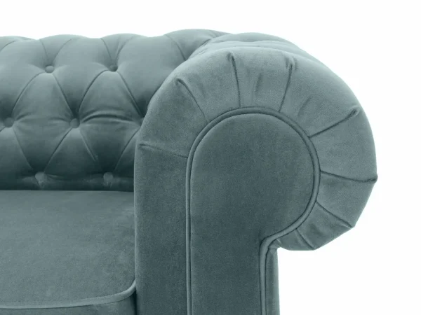 Диван Chesterfield бирюзовый — изображение 4