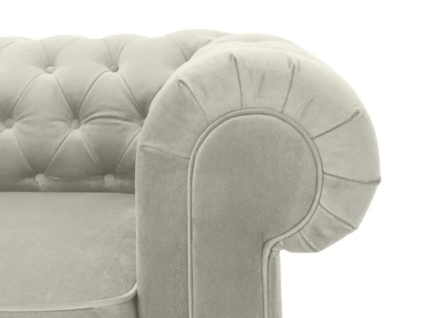 Диван Chesterfield белый — изображение 4