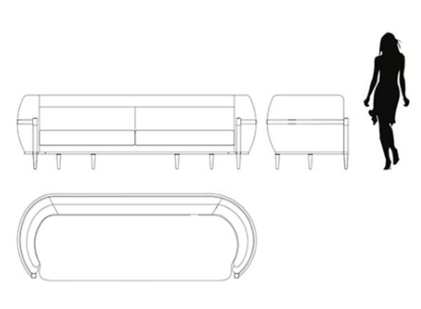 Диван Claire CLAIRE, FRATELLI BARRI — изображение 4