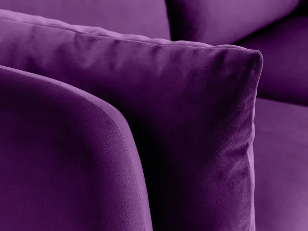 Диван Copenhagen 2-местный фиолетовый, черный — изображение 4