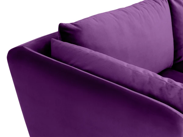 Диван Copenhagen 2-местный фиолетовый, черный — изображение 5