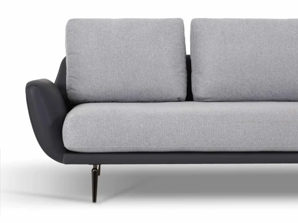 Диван Ispani трёхместный серый, черный — изображение 4