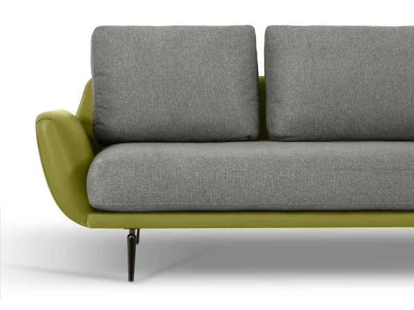 Диван Ispani трёхместный серый, зеленый — изображение 4