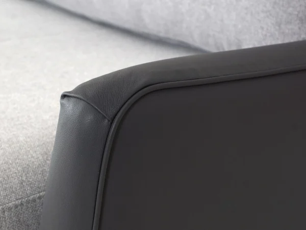 Диван Ispani трёхместный серый, черный — изображение 5