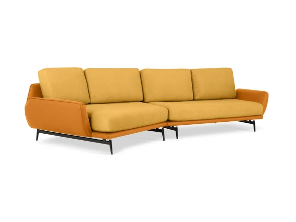 Диван Ispani угловой левый оранжевый — изображение 2