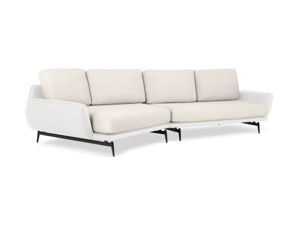 Диван Ispani угловой левый белый, бежевый — изображение 2