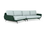Диван Ispani угловой левый серый, зеленый — изображение 2