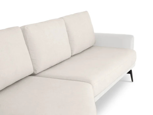 Диван Ispani угловой левый белый, бежевый — изображение 4