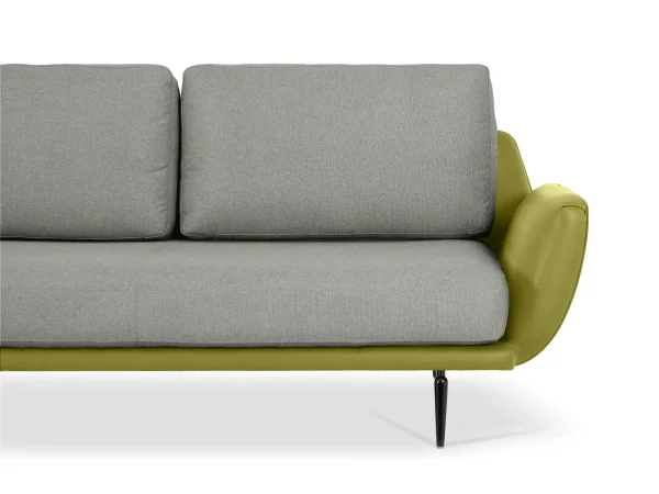 Диван Ispani угловой левый зеленый, серый — изображение 5