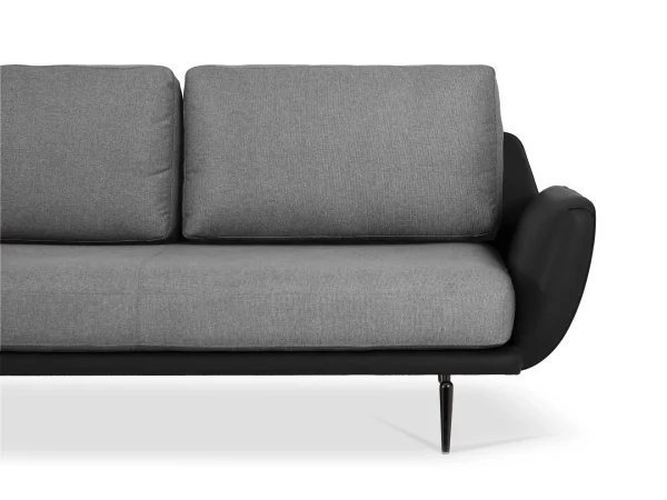 Диван Ispani угловой левый черный, серый — изображение 5