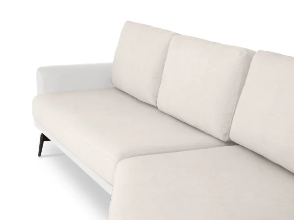 Диван Ispani угловой правый белый, бежевый — изображение 4