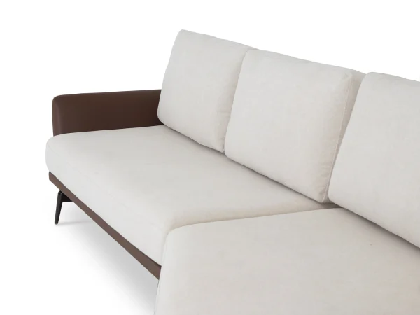 Диван Ispani угловой правый коричневый, бежевый — изображение 4