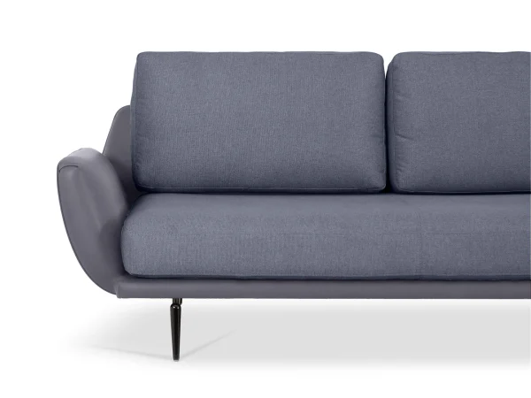 Диван Ispani угловой правый серый, синий — изображение 5