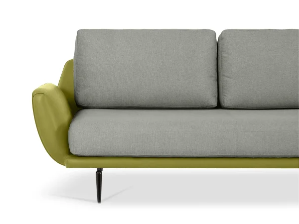 Диван Ispani угловой правый серый, зеленый — изображение 5