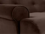 Диван Italia темно-коричневый — изображение 4