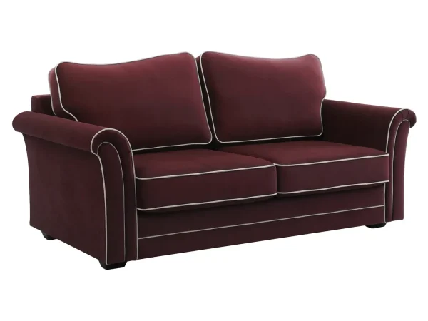 Диван-кровать двухместный Sydney бордовый — изображение 2