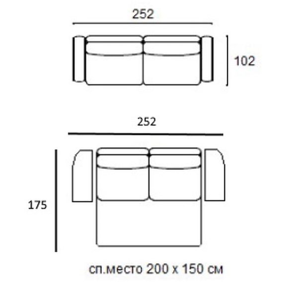 Диван-кровать Jungle Dream SELECTION, MOD INTERIORS — изображение 4
