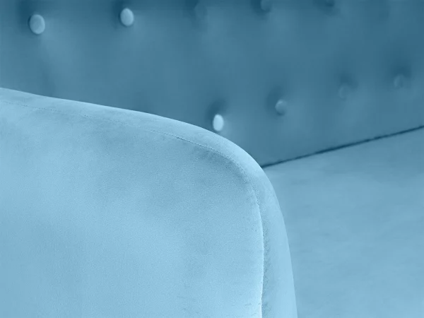 Диван Loa 2-местный синий, белый — изображение 4