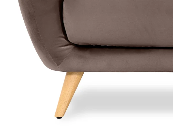 Диван Loa 2-местный коричневый — изображение 5