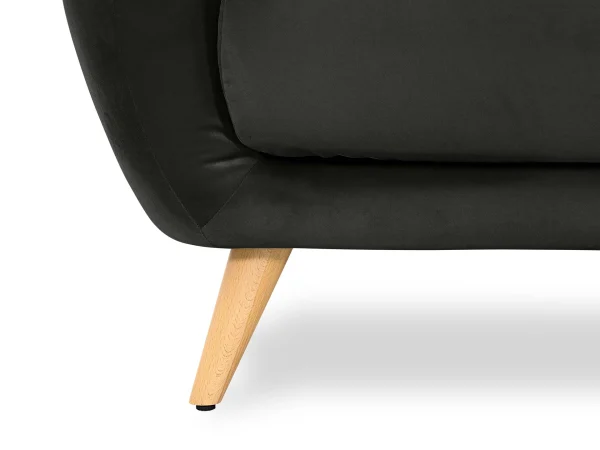 Диван Loa 2-местный черный — изображение 5